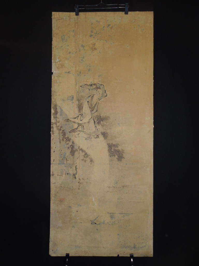 Japanese Makuri paintings scroll